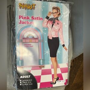 Spirit Pink Ladies Costume Jacket (M) with glasses